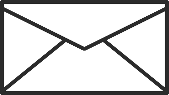 White Email Message Icon Envelope